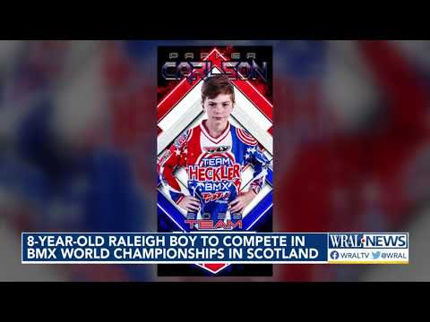 8-year-old Raleigh boy to compete in BMX world championships in Scotland