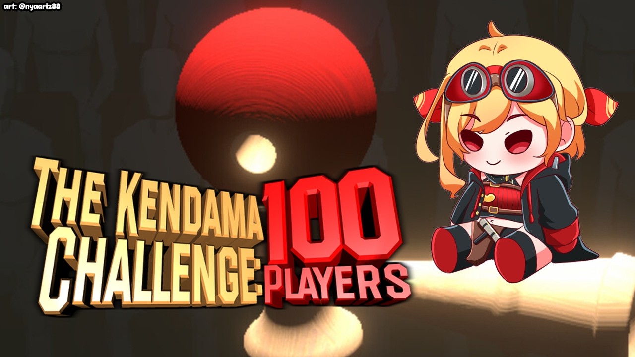 【The Kendama Challenge: 100 Players】idk why should i do this but its gonna be fun.... r-right?