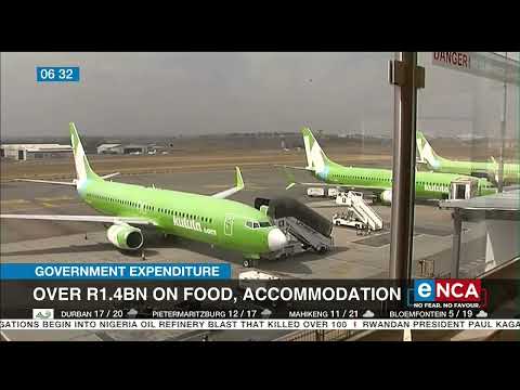 Over R1,4bn spent on food, accommodation, entertainment