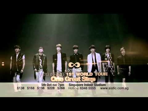 2013 INFINITE 1ST WORLD TOUR ONE GREAT STEP in Singapore presented By Samsung Galaxy Music TV SPOT