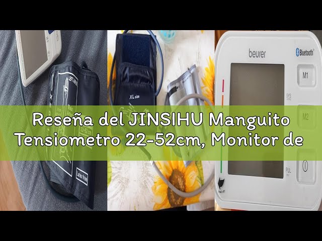 Vídeo relacionado con Monitor De Presión Arterial Manguito XXL 22-52 cm (9"-21") - Extra Grande para Brazos Grandes, Compatible con Otros Monitores de Presión Arterial, Manguito de Repuesto Adultos (Solo Manguito Bp)