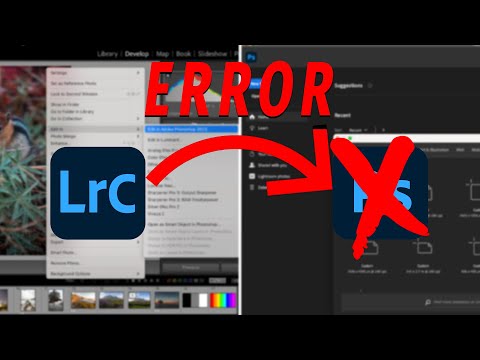 Fix this ERROR | Edit in PHOTOSHOP from Lightroom Classic and Photoshop Beta