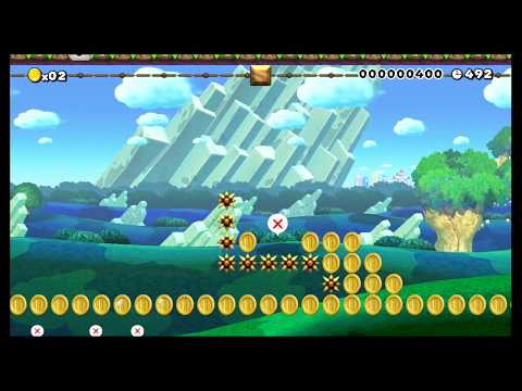 Stay under the cube by Tiago - SUPER MARIO MAKER - NO COMMENTARY 1bf