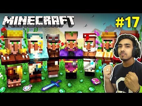 FINALLY VILLAGERS CAME IN MY CASTLE | MINECRAFT GAMEPLAY #17
