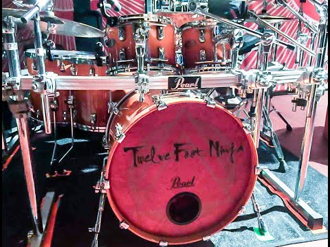 Twelve Foot Ninja LIVE GoPro Drum cam "One Hand Killing" PRO AUDIO