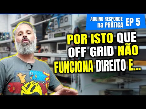 AUTONOMIA das Baterias OffGrid vai ser RUIM e detonar Sua Energia Solar
