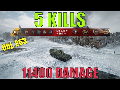 World of Tanks - Obj. 263 - 5 Kills - 11400 Damage