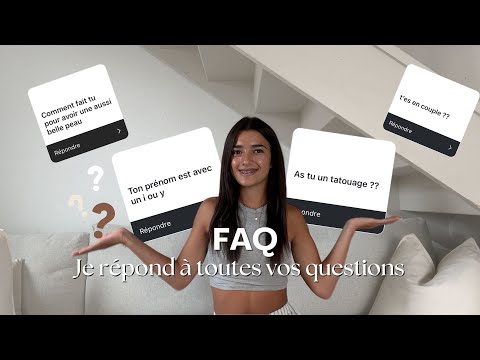 FAQ / I answer all your questions!! #faq #monya