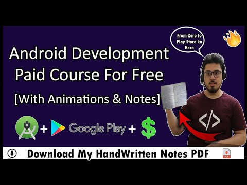 Android Development Tutorial For Beginners In Hindi (With Notes) 🔥