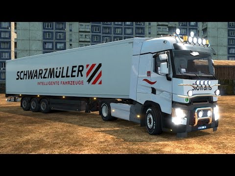 Euro Truck Simulator 2: Tripolis - Zuwara (RENAULT RANGE T HIGH SLEEPER 520LE)
