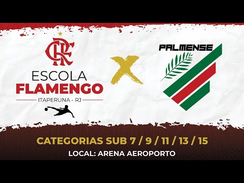 AMISTOSO: ESCOLA FLAMENGO ITAPERUNA VS PALMENSE