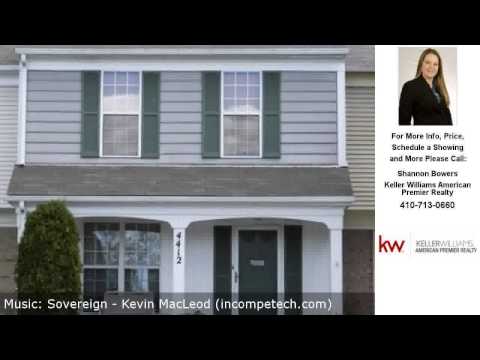 4412 SILVER TEAL ROAD, BALTIMORE, MD Presented by Shannon Bowers.