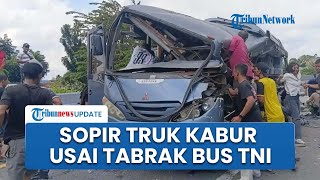 Bus Rombongan TNI AL Kecelakaan di Tol Medan: Sopir Truk Kabur, 1 Orang Meninggal & 11 Lainnya Luka