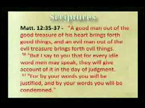 EliYah - The Power and Danger of Words - 03-12-2011