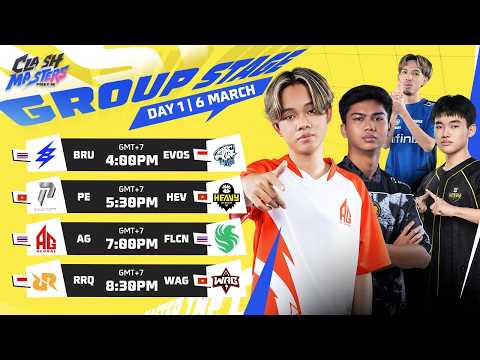[EN] Group Stage Day 1 | Free Fire Clash Masters SEA 2026 Spring