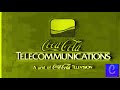 Coca Cola Telecommunications Logo 1987 In LemonYellowFlangedSawChorded