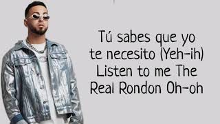 Dalex, Justin Quiles y Darell - Te Necesito (Letra)