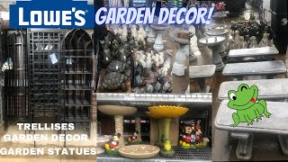 🐸LOWES GARDEN ACCENT/DECOR STATUES & MORE | SHOP WITH ME #LOWES2022 #GARDENDECOR #SHOPWITHME