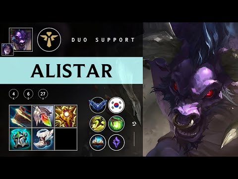 Alistar Support vs Pantheon - KR Diamond Patch 25.23