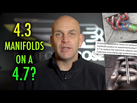 4.3 v8 vantage exhaust manifold on a 4.7? Forum chat #57