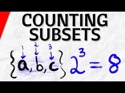 Finding the Number of Subsets of a Set (Example Problems)