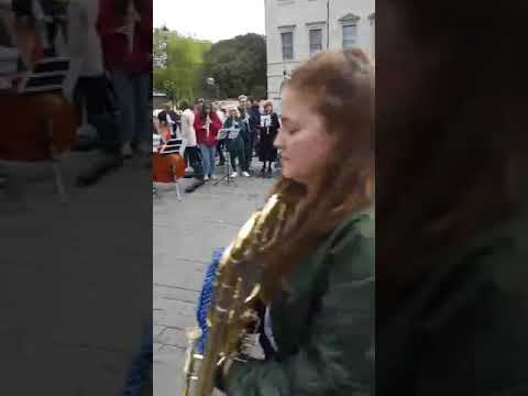 Ode to Joy flash mob on Old Palace Yard  08 05 2019