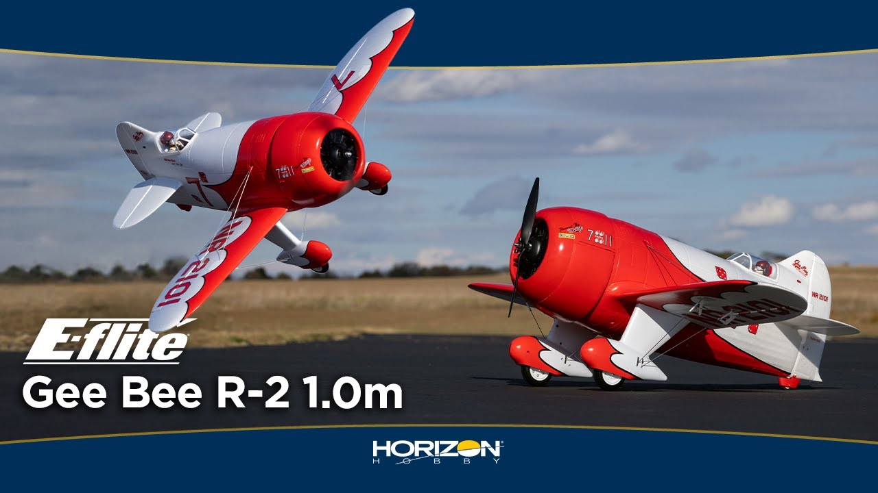 E-flite Motorflugzeug Gee Bee R-2 1000 mm BNF Basic
