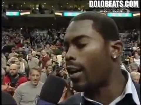 Vick MVP Reception at 76vsLakers game.flv