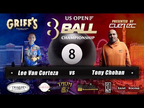 Tony Chohan vs Lee Van Corteza | 2024 US Open 8-Ball Championship