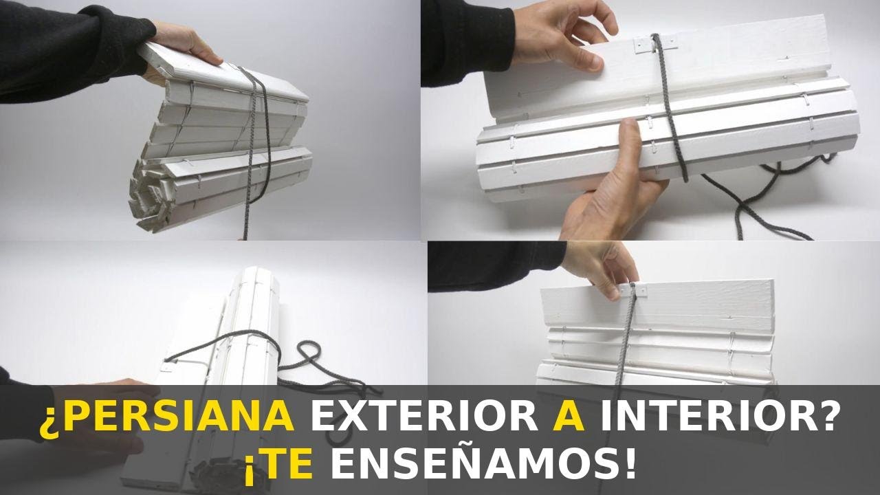 Watch Como convertir una persiana alicantina de exterior en persiana de interior Now Como convertir una persiana alicantina de exterior en persiana de interior