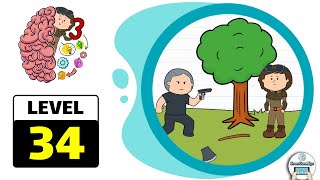 Brain Test 3 Level 34 (Latest version) Walkthrough