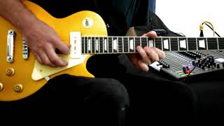 Video thumbnail for ARTIST LP59GT90 ELECTRIC GOLD TOP WITH P90 doing srv style by totalcontrolguitar