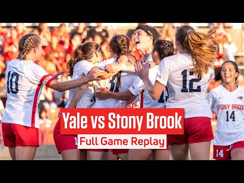 Yale vs Stony Brook Women's Soccer Full Match Replay | CAA Soccer