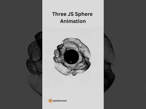 Three Js Sphere Animation Demo Coding Three Js Sphere Animation Demo Coding