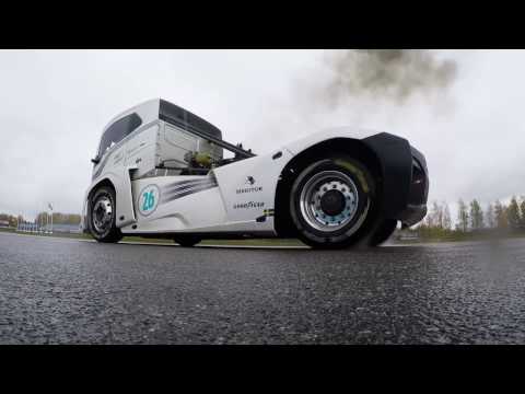 Volvo Trucks - The Iron Knight vs Volvo S60 Polestar - Two titans in a head-to-head challenge