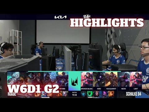 RGE vs S04 - Highlights | Week 6 Day 1 S11 LEC Summer 2021 | Rogue vs Schalke 04