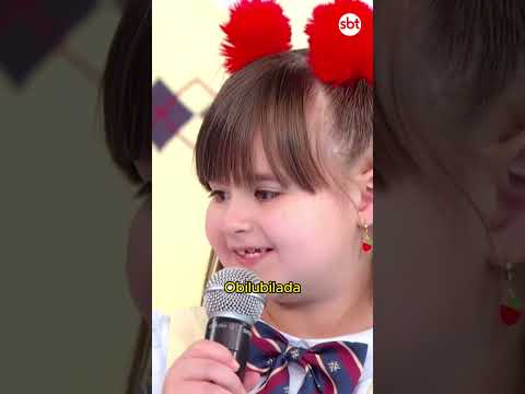 Garotinha surpreendeu Patricia Abravanel #sbt #humor