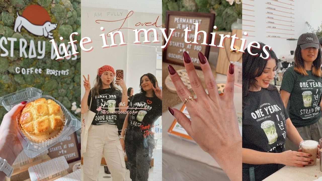 Life in my Thirties | working at a coffee shop, meet my friends, movie nights, the best few days