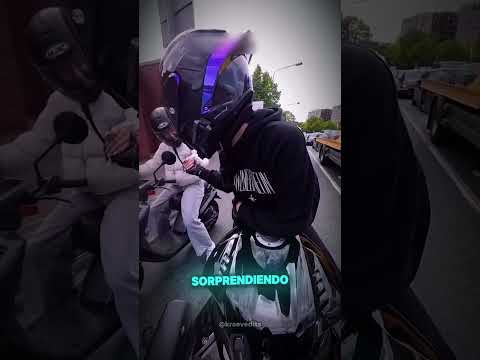 esta biker engañó a todos en la calle #shorts