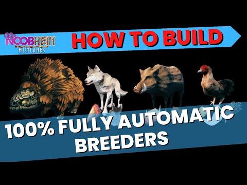 Building Fully Automatic Breeder Farms for ALL MOBS - Valheim Mistlands Guide
