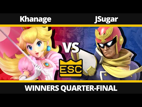ESC 7 Winners Quarter-Final - Khanage (Peach) Vs. JSugar (Captain Falcon) - SSBU Tournament