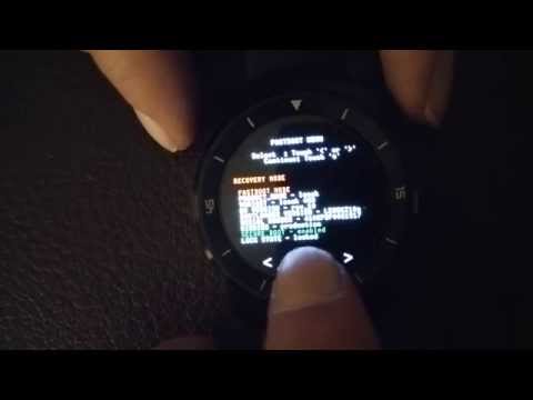 LG G Watch R - HowTo access Fastboot and Recovery
