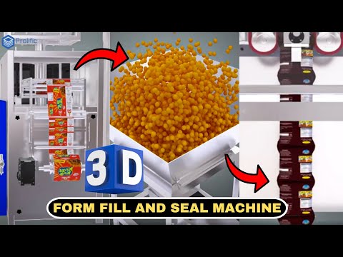 How Vertical Form Fill Seal (FFS) Machines Work | Technical 3D Animation Explained