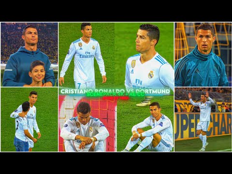 Cristiano Ronaldo Vs Dortmund / RARE CLIPS ● SCENEPACK 4K (No CC only TOPAZ)