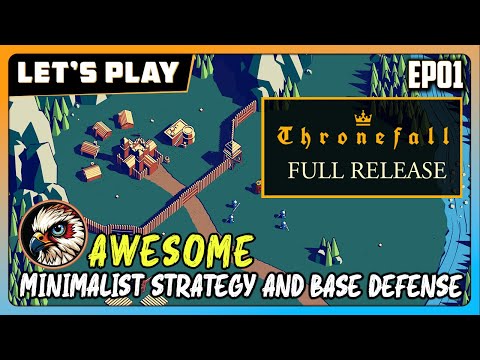 Thronefall | EP01 | Let's Play | Game Play - Awesome Minimalist Strategy and Base Defense