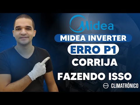Vídeo: Midea Inverter P1: Reparo Sobretensão/Subtensão em 8 passos