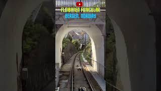 "Fun"icular in Bergen, Norway #travel #celebritysilhouette #norway
