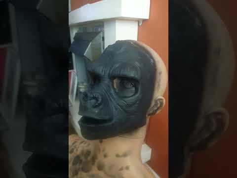 fan made planet of the apes gorilla soldier #planetoftheapes #mask #custom #fyp #handmade #movie
