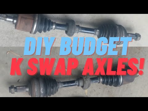 CHEAPEST way to make K Swap CV Axles for EG Civic and DC2 Integra