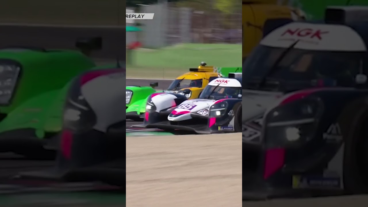 LMP3 Leader HIT from Behind 😳